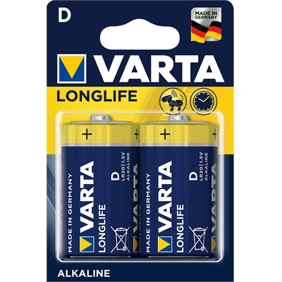 Paristo Varta Longlife D LR20/2 - Paristot, varavirtalähteet - 252068 - 2