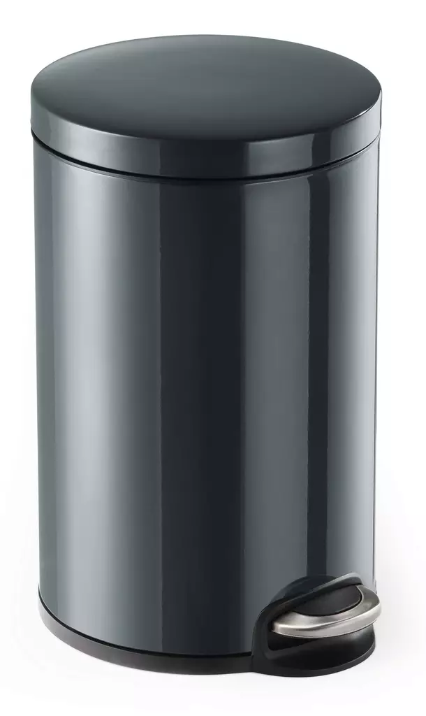 Polkuroska-astia Durable metalli 12l hiili - Paperikorit, roskakorit - 341158 - 2