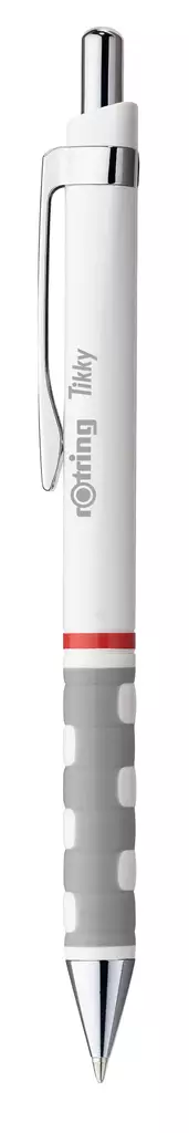 Rotring Tikky III kuulamustekynä valkoinen runko - Kuivamustekynät - 16148 - 3