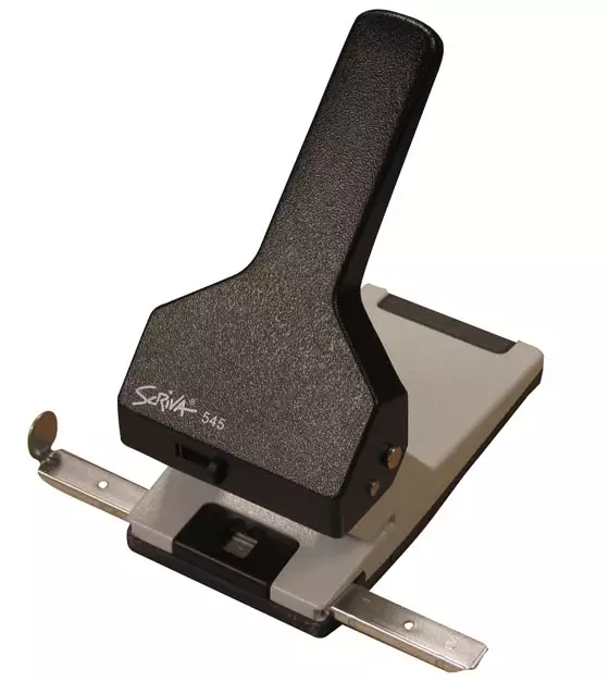 SCRIVA 545 VOIMALÄVISTÄJÄ MUSTA/HARMAA - Lävistäjät, rei´ittäjät - 53408 - 1