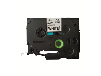 Tarrakasetti Q-Connect TZe231 12mm valkoinen/musta - Brother tarrakirjoittimet ja tarrateipit - 254238 - 1