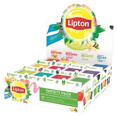 Teelajitelma Lipton kahvilapakkaus 12X15/300G - Teet - 269198 - 2