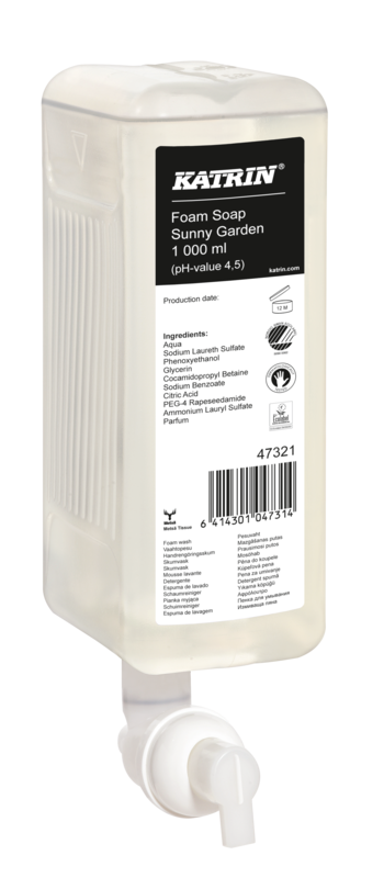 Vaahtosaippua Katrin foam soap Sunny Garden 1000ml - Henkilöhygienia, ihon hoitotuotteet - 206058 - 3
