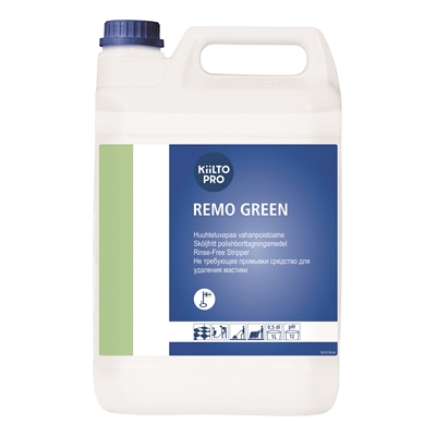 Vahanpoistoaine Kiilto Remo Green huuhteluvapaa 5 l - Pesu- ja puhdistusaineet - 753138 - 1