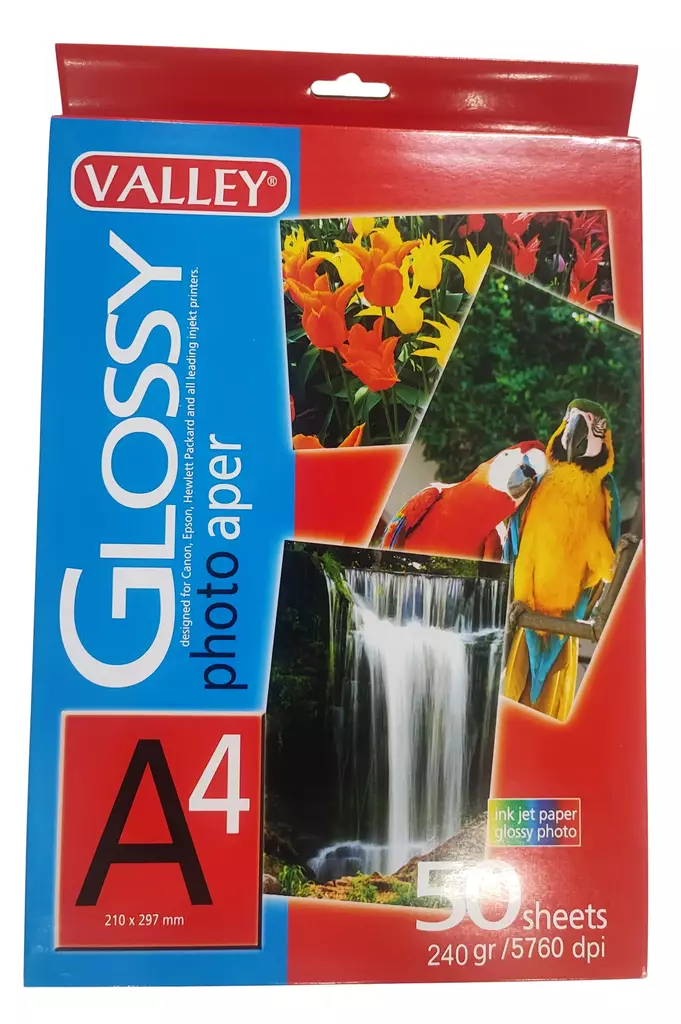 Valokuvapapaperi A4 240gr 50kpl - Paperitarra-arkit A5, A4 - 153-014-28 - 1