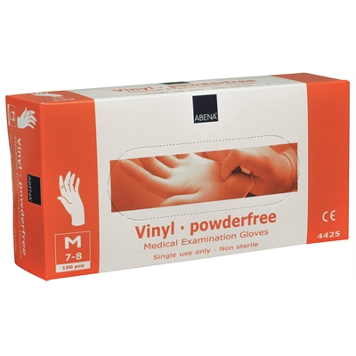 Vinyylikäsine Abena Classic puuteriton läpikuultava M/100 - Siivous-, suojakäsineet - 270258 - 1