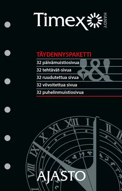 Ajasto Timex Handy 2026 täydennyspaketti 82 x 128mm - Taskukalenterit - 2611042109 - 6