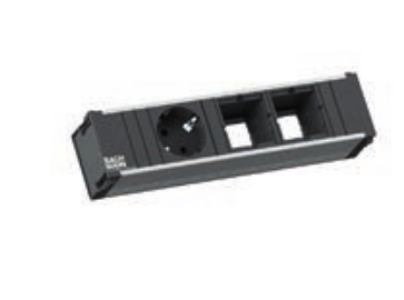 CONI 1xUTE/French & 2xEmpty - Table Connection - 912.009 - 1