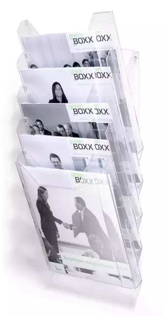 Esiteteline Durable Combiboxx A4 XL, 5kpl/pkt - Esitetelineet - 858619 - 3