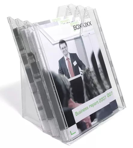 Esiteteline Durable Combiboxx L A4, 3 kpl/pkt - Esitetelineet - 858019 - 3