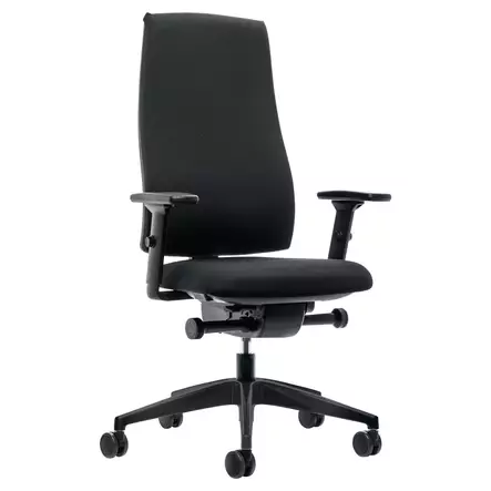 Interstuhl LX112 työtuoli ergonominen korkeaselkäinen musta - Työtuolit - 10494209 - 1