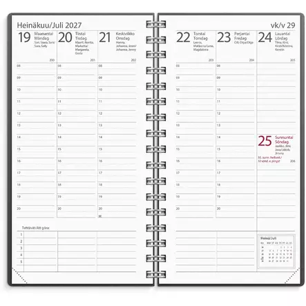 Kalenteri 2027 Interplano Ecoline - Taskukalenterit - 10119 - 2
