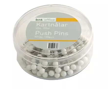 Karttaneula 79015 20mm valkoinen /100 - Kuivamustekynät - 40209 - 1