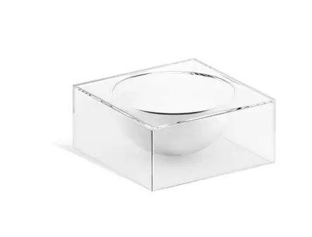 Liitinrasia Cubo läpinäkyvä - Paperiliittimet,-puristimet,liitinrasiat - DU772319 - 2