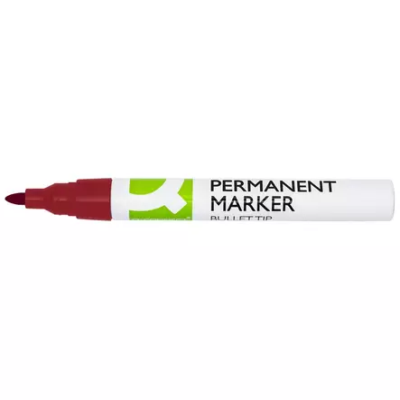 Merkkauskynä Q-CONNECT alumiini pysyvä 4mm punainen - Merkkauskynät, -tussit - 395009 - 2