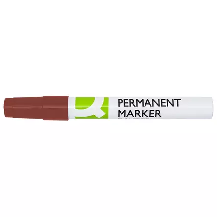 Merkkauskynä Q-CONNECT alumiini pysyvä 4mm punainen - Merkkauskynät, -tussit - 395009 - 1