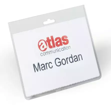 Nimikorttikotelo Durable 8135 60x90mm 20 kpl - Nimikortit, kongressineulat, kaulanauhat - 813519 - 2