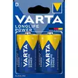 Paristo Varta Longlife Power D /2KPL - Paristot, varavirtalähteet - 395059 - 1