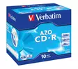 CD-R-levy Verbatim AZO Crystal 700 MB 52x jewelcase - Muistitikut, CD-, DVD-levyt - 59199 - 1