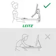 Monitorivarsi Leitz Ergo näyttö + laptop - Näytön telineet - 65380089 - 7