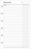 Ajasto Timex Handy 2026 täydennyspaketti 82 x 128mm - Taskukalenterit - 2611042109 - 7