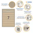 Herma label Silphie 192x38 (140) - Paperitarra-arkit A5, A4 - HER10759 - 2