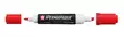 Merkkauskynä Sakura Permapaque kaksipäinen punainen - Merkkauskynät, -tussit - XZPKTN19 - 1