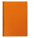 Kierrevihko A5/80 oranssi muovikansi - Vihkot ja lehtiöt - 132729 - 1