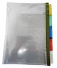 Lajittelutasku A4 color 5-osainen - Muovi- ja kansiotaskut - 60729 - 1