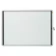 Nobo lukollinen ilmoitustaulu 8xA4 saranat - Lasi,valko,pellava,korkki,fläppi,-taulut - NOB1902559 - 2