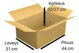 Pakkauslaatikko A3/10C 44x31,5x32/27cm aaltopahvi - Pahvilaatikot - 633009 - 3