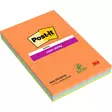 Viestilappu Post-it Super Sticky 102x152mm viivoitettu 3 kpl - Viestilaput, muistilaput, kuutiot - 62819 - 1