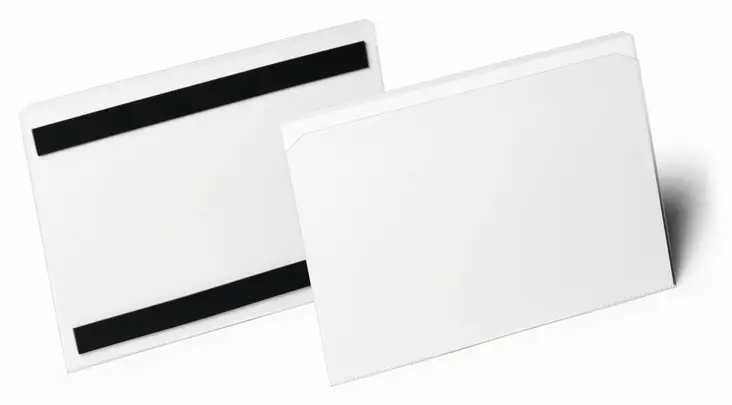 Magneettinen asiakirjatasku KOVAKANSINEN A5 vaaka 10kpl - Muovitaskut - 119819 - 1