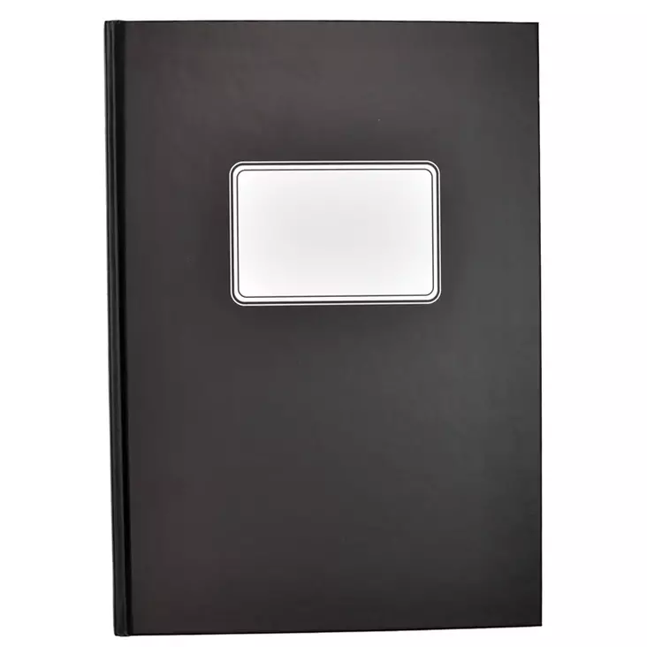 Konttorikirja A4/288 7x7 sidottu musta - Muisti- ja konttorikirjat - 394769 - 1