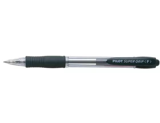 Kuulakärkikynä Pilot Super Grip 0,7 fine musta - Kuivamustekynät - 68959 - 1
