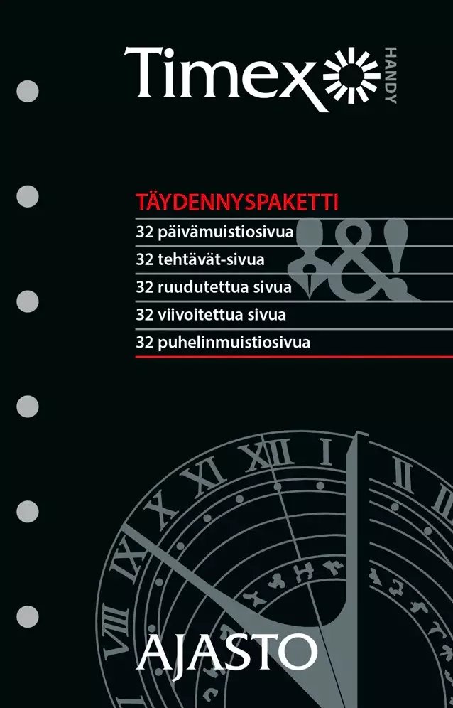 Ajasto Timex Handy 2026 täydennyspaketti 82 x 128mm - Taskukalenterit - 2611042109 - 6