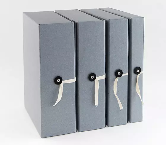 Arkistokotelo A4 2,5cm nappi/nauha pysyvään arkistointiin - Arkistointi - 78859 - 1