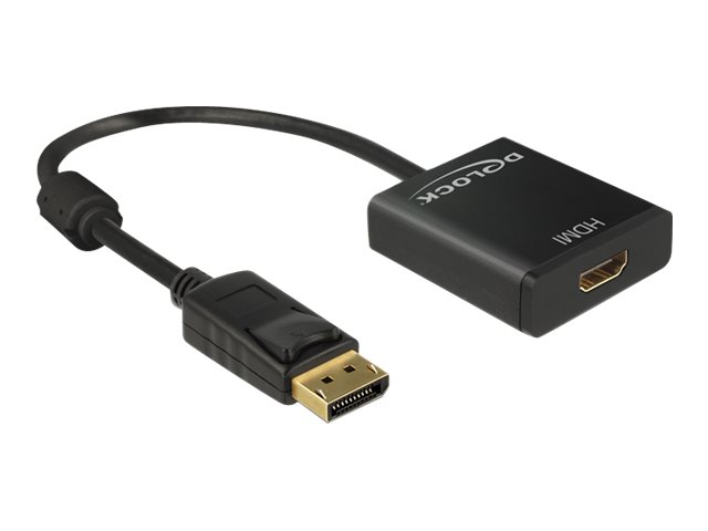 DeLOCK Adapter Displayport 1.2 male > HDMI female 4K 20cm - DisplayPort-kaapelit - 989535989 - 1