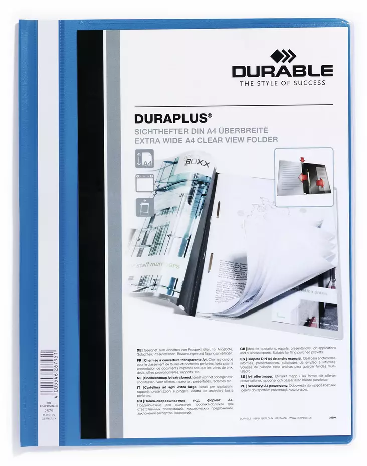 DURABLE DURAPLUS TARJOUSKANSIO SININEN - Kansiot - 70649 - 1
