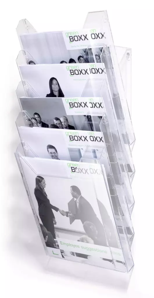 Esiteteline Durable Combiboxx A4 XL, 5kpl/pkt - Esitetelineet - 858619 - 3