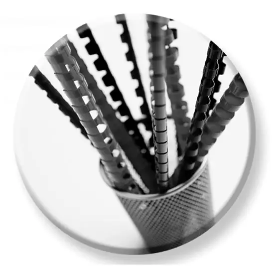 FELLOWES KAMPASELKÄ 6MM MUSTA /100 - Asiakirjasidonta - 46499 - 1