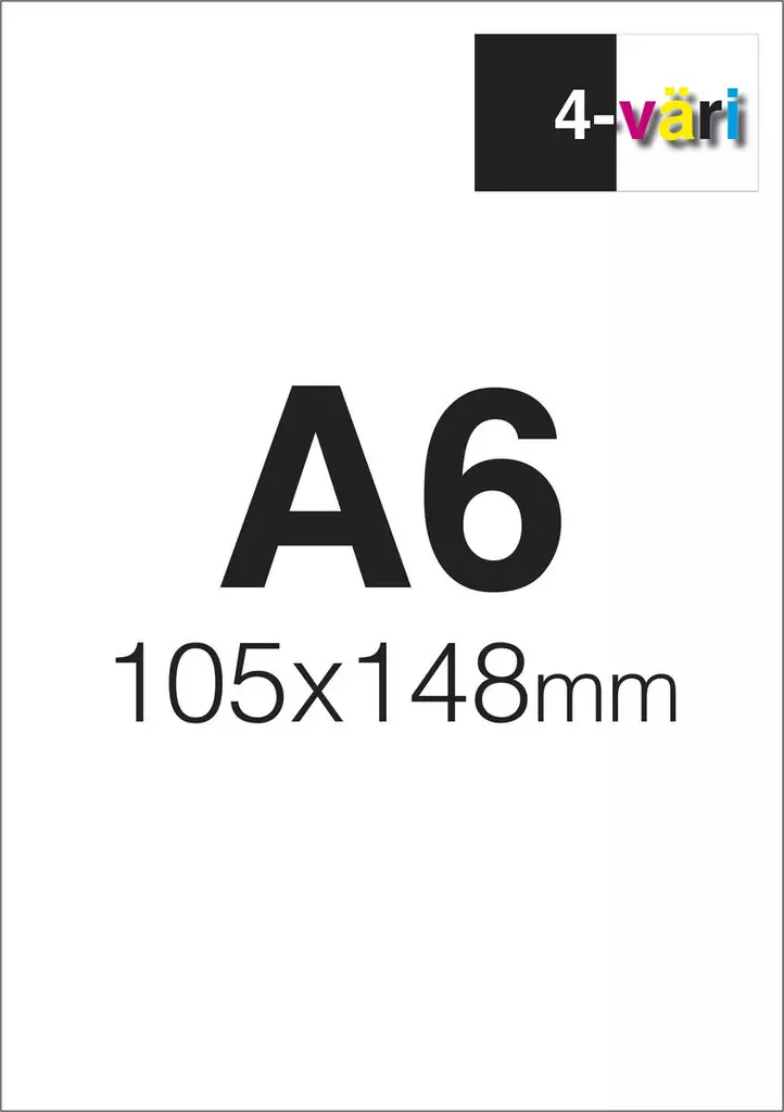 Flyer A6 4/4 2-puolipainatus - Flyerit - 151619 - 1