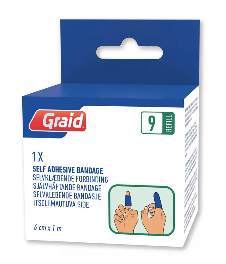Graid soft laastari sininen 6cm x 1m - Ensiapu, työsuojaus ja työterveys - 17319459 - 1