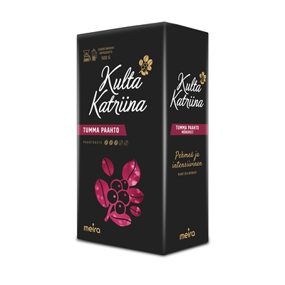 Kahvi Kulta Katriina Tumma Paahto SJ 500 g - Kahvit ja suodatinpaperit - 269169 - 2