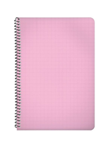 Kierrevihko A5/80 rosa muovikansi - Vihkot ja lehtiöt - 242959 - 1