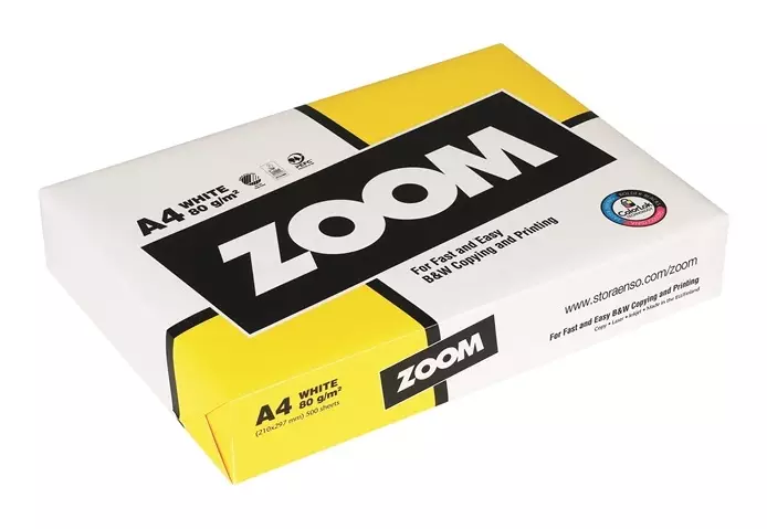 Kopiopaperi Zoom A4 80g/500 - Valkoiset tulostuspaperit - 541939 - 1
