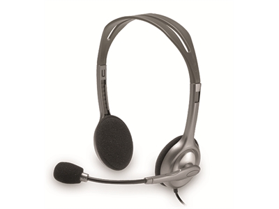 Kuuloke Logitech H111 liitin 3,5 mm stereo - Kuulokkeet - 393419 - 1