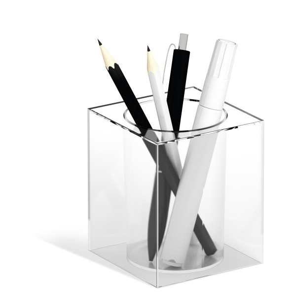 Kynäteline Cubo läpinäkyvä - Kynätelineet - DU772219 - 1