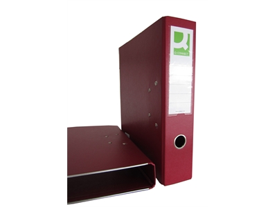 Mappi Q-Connect+ 750 A4 metallivahvike viininpunainen - Mapit - 200239 - 1