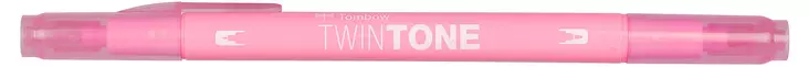 Marker Tombow TwinTone pale rose 0,3/0,8 - Merkkauskynät, -tussit - TOM13069 - 1